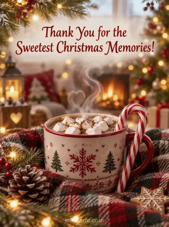 Thank You for the Sweetest Christmas Memories! - GIF