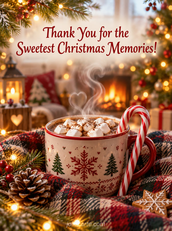 Thank You for the Sweetest Christmas Memories! - Image