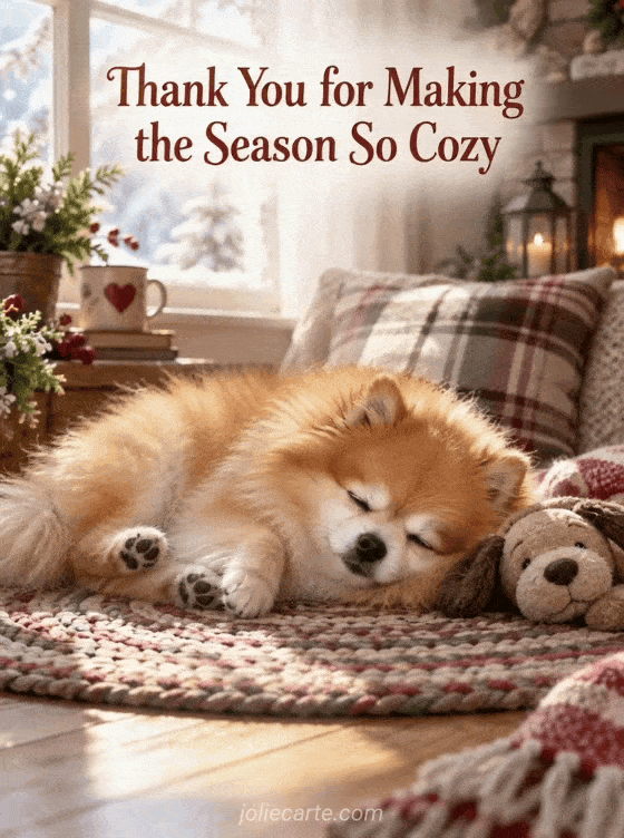 Thank You for Making the Season So Cozy - GIF