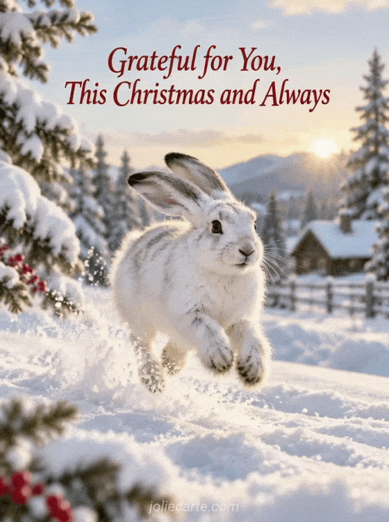 Grateful for You, This Christmas and Always - GIF