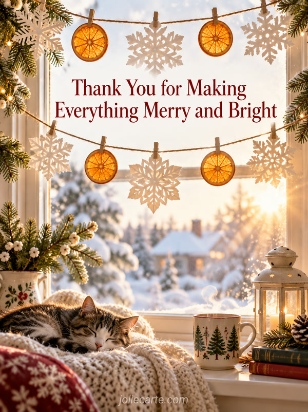 Thank You for Making Everything Merry and Bright - Image