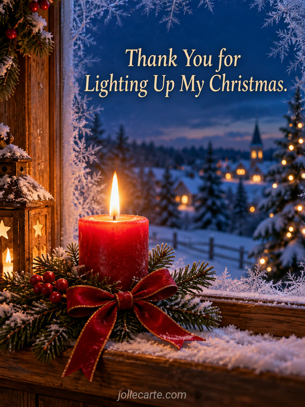 Thank You for Lighting Up My Christmas. - Image