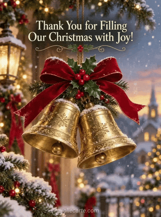 Thank You for Filling Our Christmas with Joy! - GIF