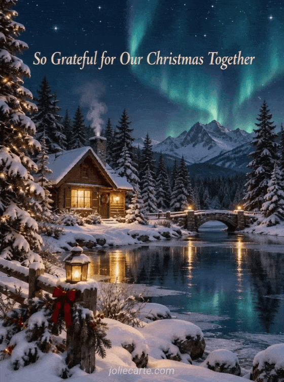 So Grateful for Our Christmas Together - GIF