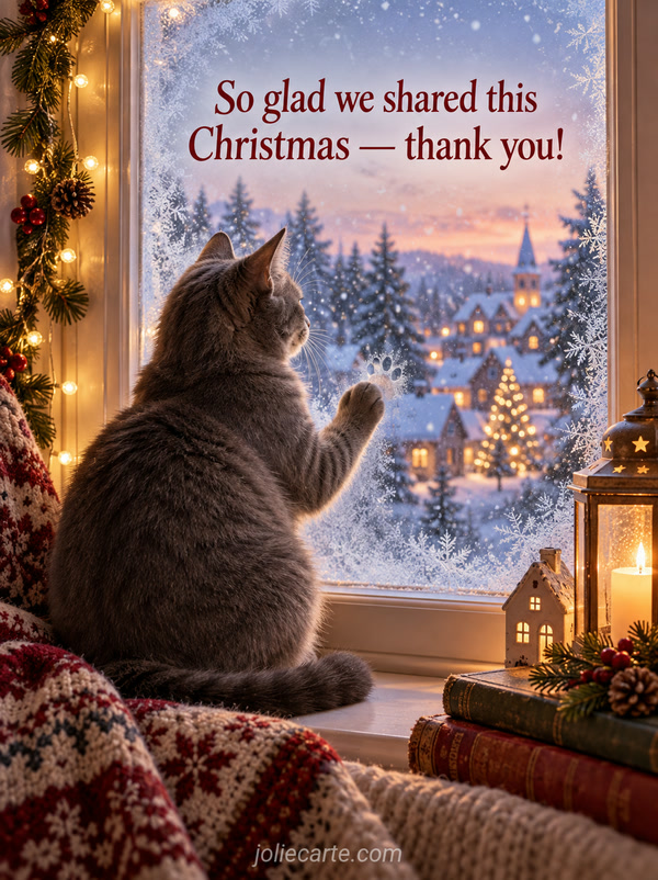So glad we shared this Christmas — thank you! - Image