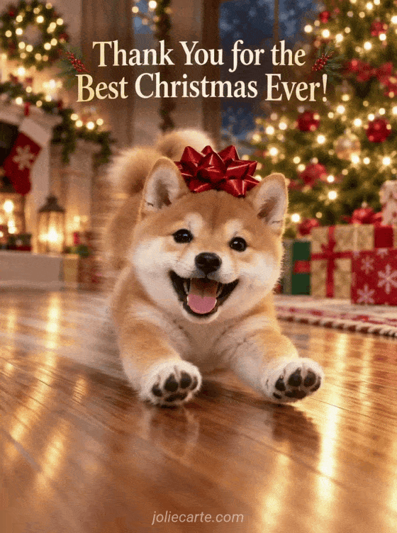 Thank You for the Best Christmas Ever! - GIF