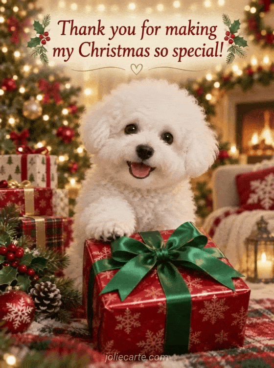 Thank you for making my Christmas so special! - GIF