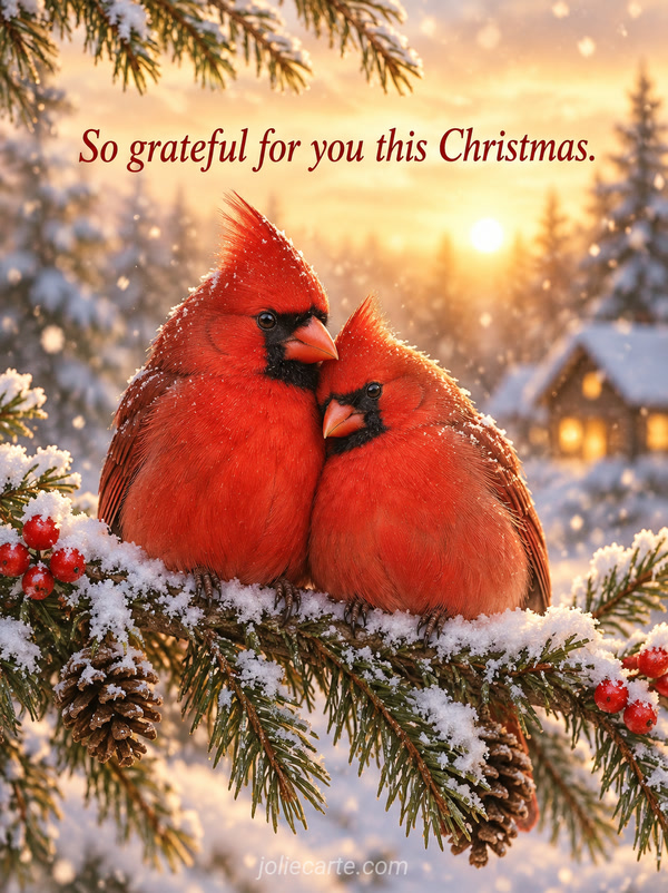 So grateful for you this Christmas. - Image