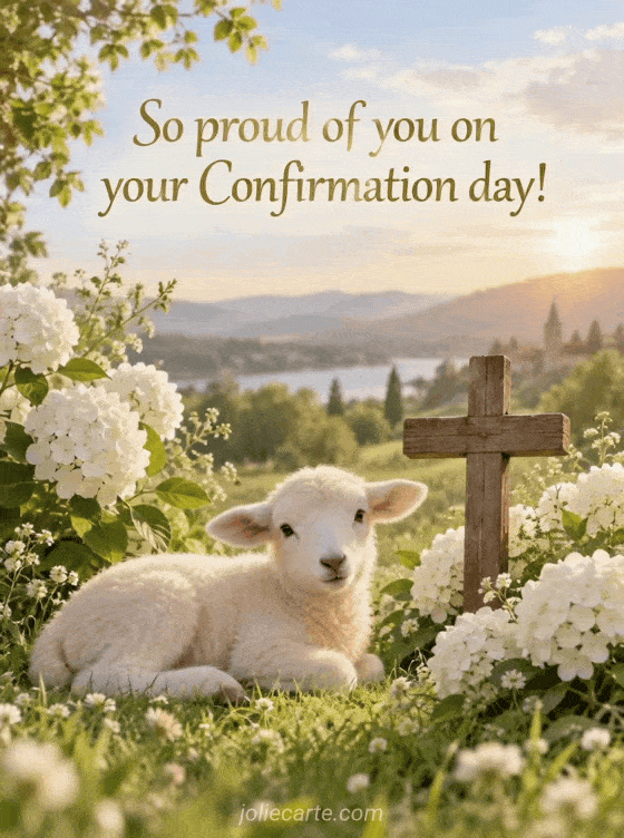 So proud of you on your Confirmation day! - GIF
