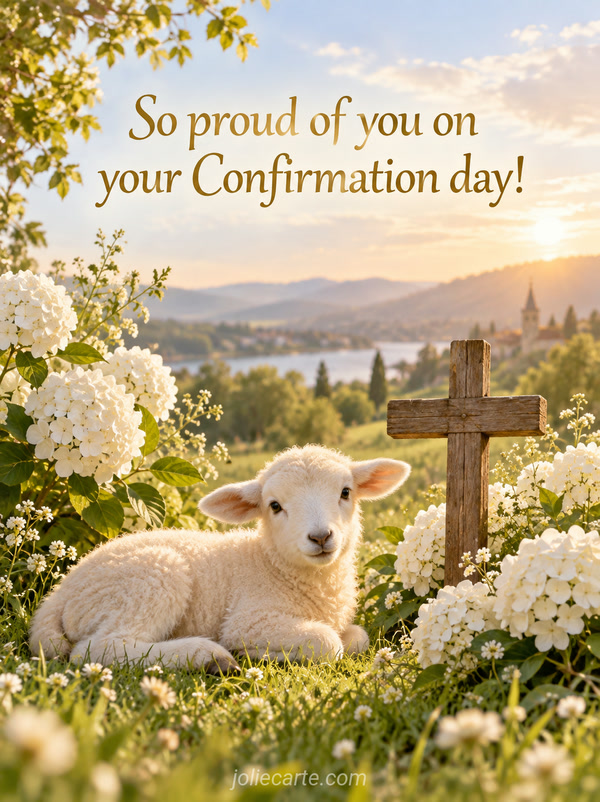 So proud of you on your Confirmation day! - Image