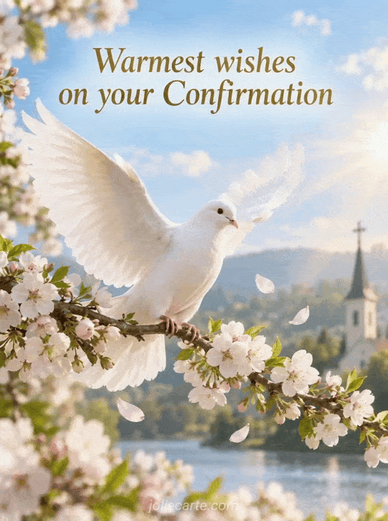 Warmest wishes on your Confirmation - GIF
