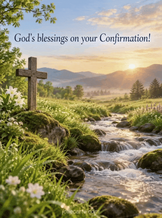 God's blessings on your Confirmation! - GIF