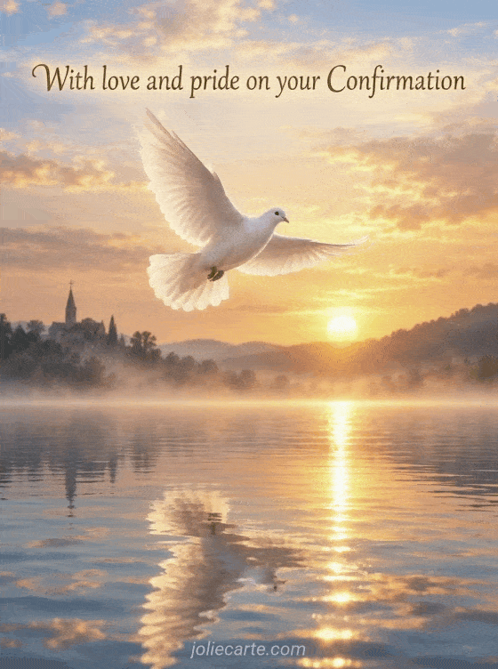 With love and pride on your Confirmation - GIF