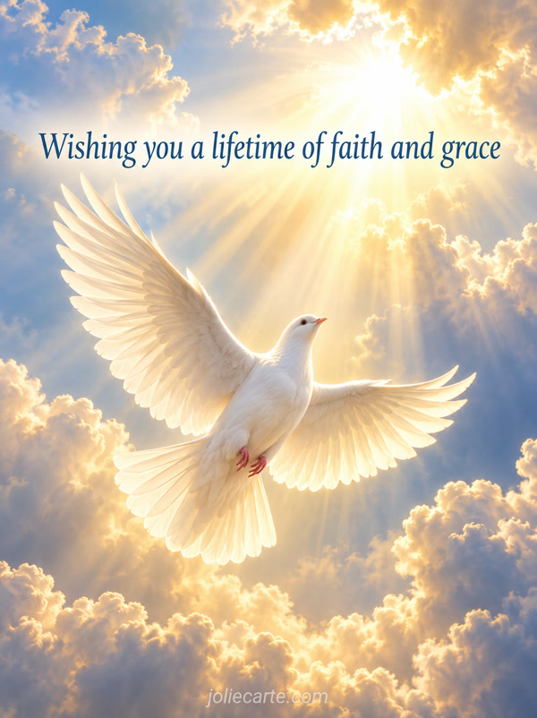 Wishing you a lifetime of faith and grace - Image