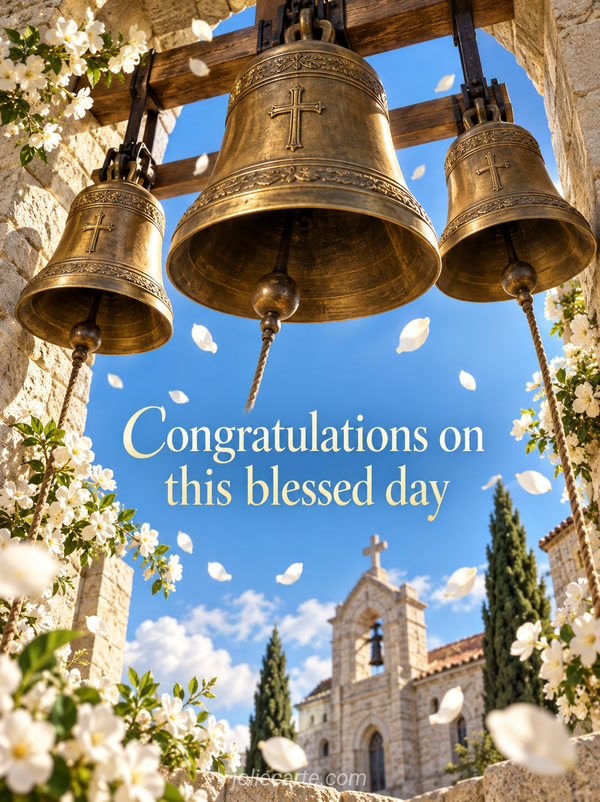 Congratulations on this blessed day - Image
