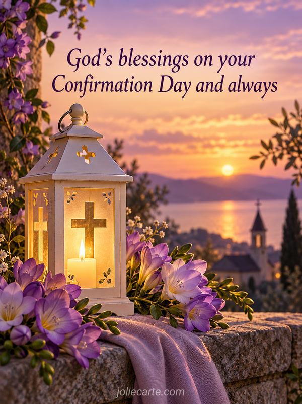 God's blessings on your Confirmation Day and always - Image