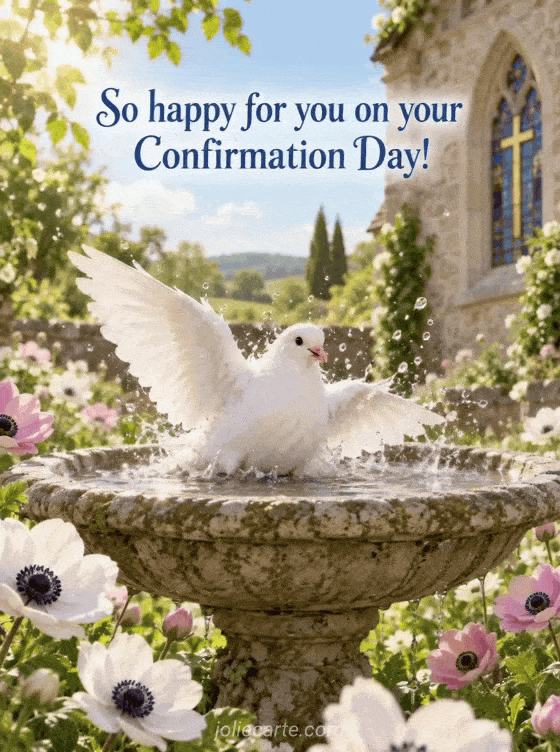 So happy for you on your Confirmation Day! - GIF