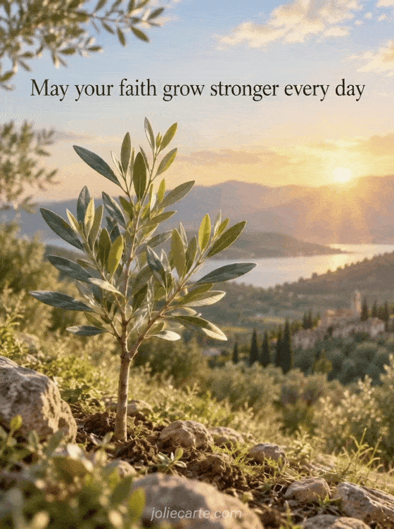 May your faith grow stronger every day - GIF