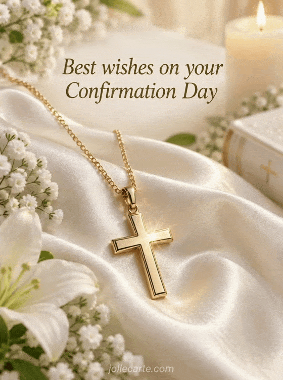 Best wishes on your Confirmation Day - GIF