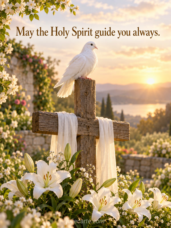 May the Holy Spirit guide you always. - Image