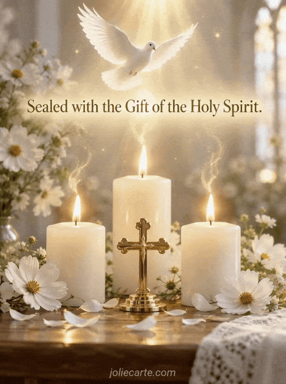 Sealed with the Gift of the Holy Spirit. - GIF
