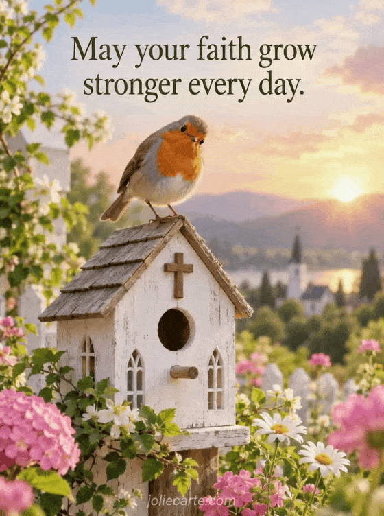 May your faith grow stronger every day. - GIF