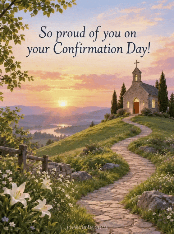 So proud of you on your Confirmation Day! - GIF