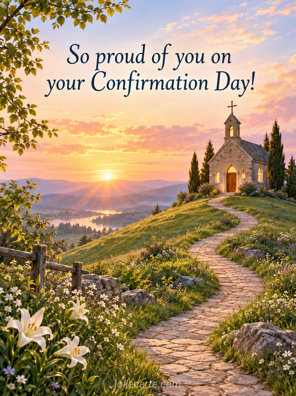 So proud of you on your Confirmation Day! - Image