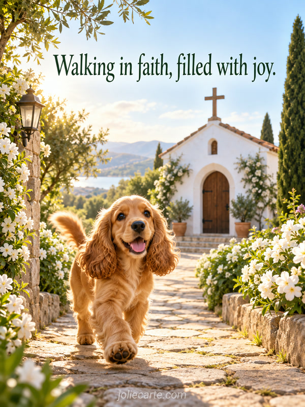 Walking in faith, filled with joy. - Image