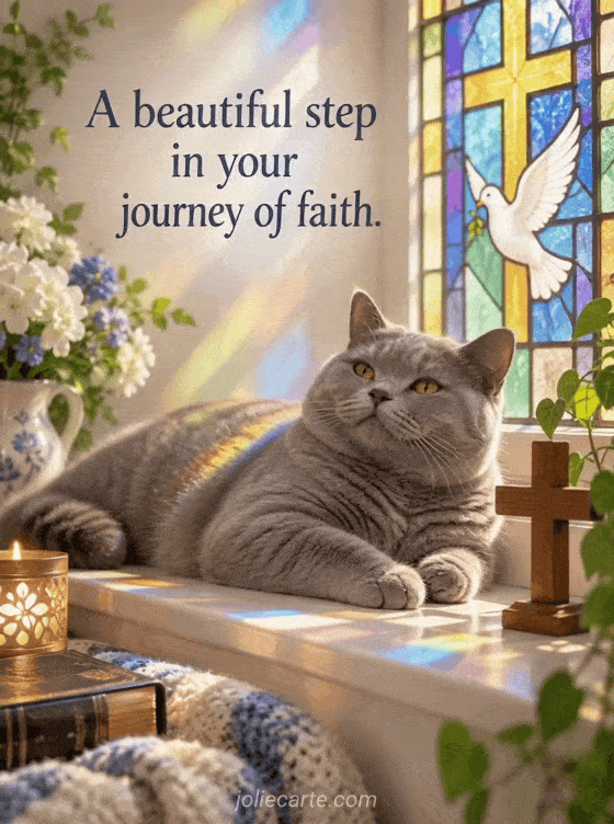 A beautiful step in your journey of faith. - GIF