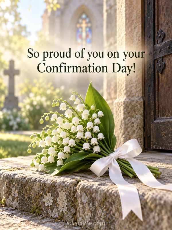 So proud of you on your Confirmation Day! - Image