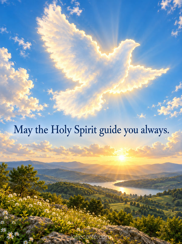 May the Holy Spirit guide you always. - Image