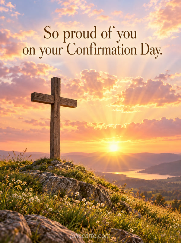 So proud of you on your Confirmation Day. - Image
