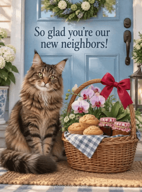 So glad you're our new neighbors! - GIF