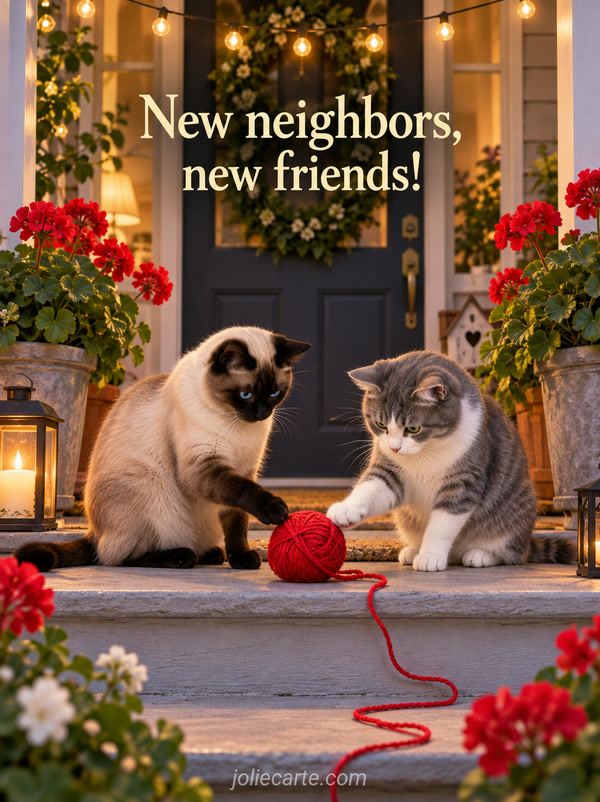 New neighbors, new friends! - Image