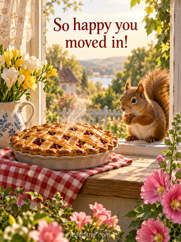 So happy you moved in! - Image