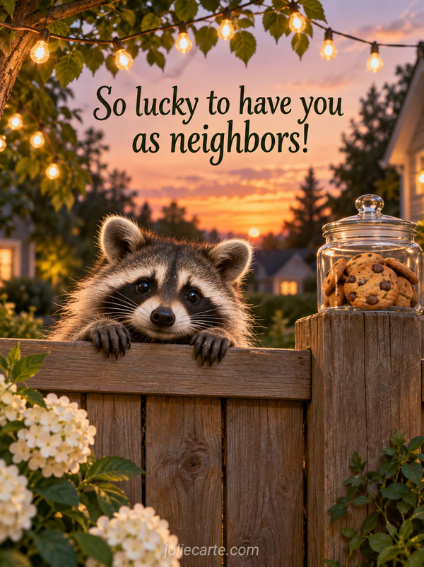 So lucky to have you as neighbors! - Image