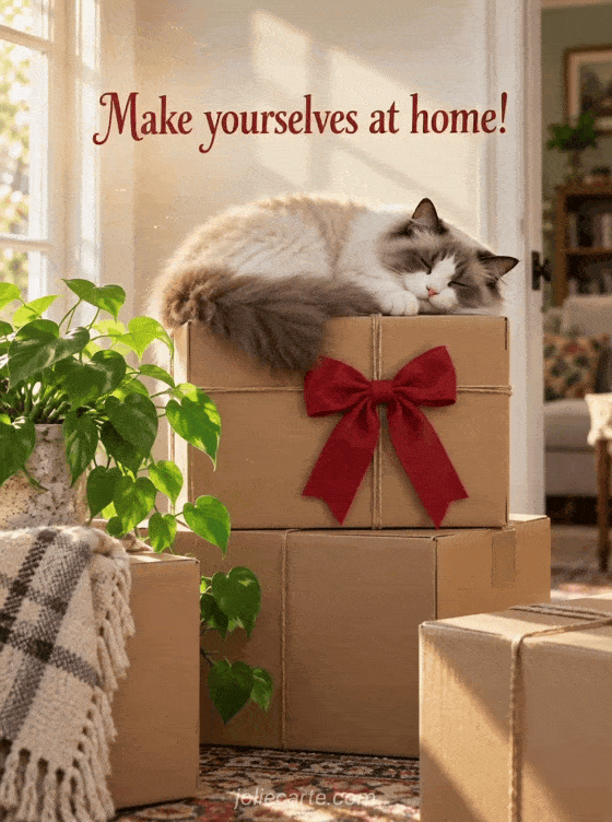 Make yourselves at home! - GIF