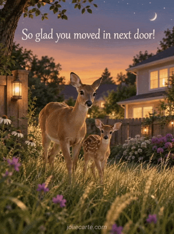 So glad you moved in next door! - GIF