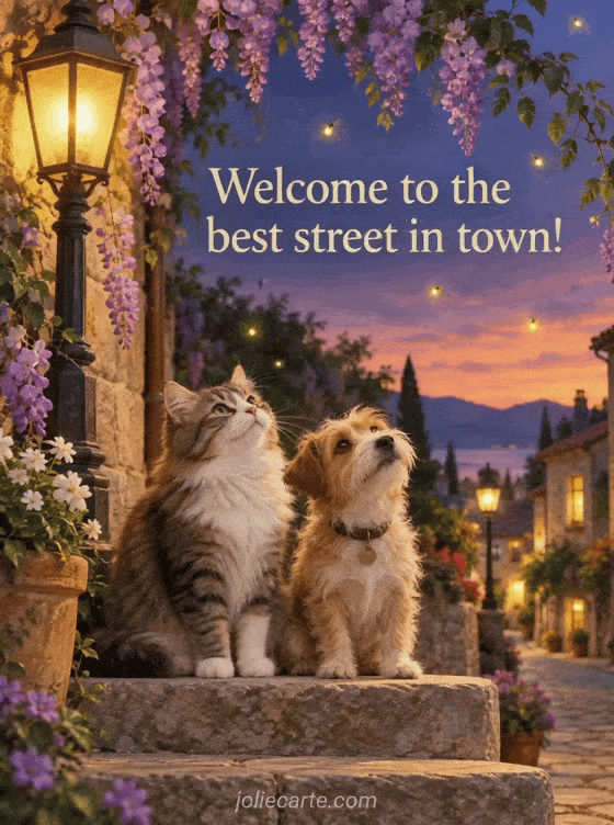 Welcome to the best street in town! - GIF