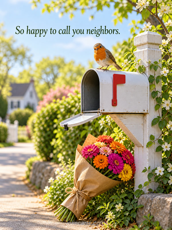 So happy to call you neighbors. - Image