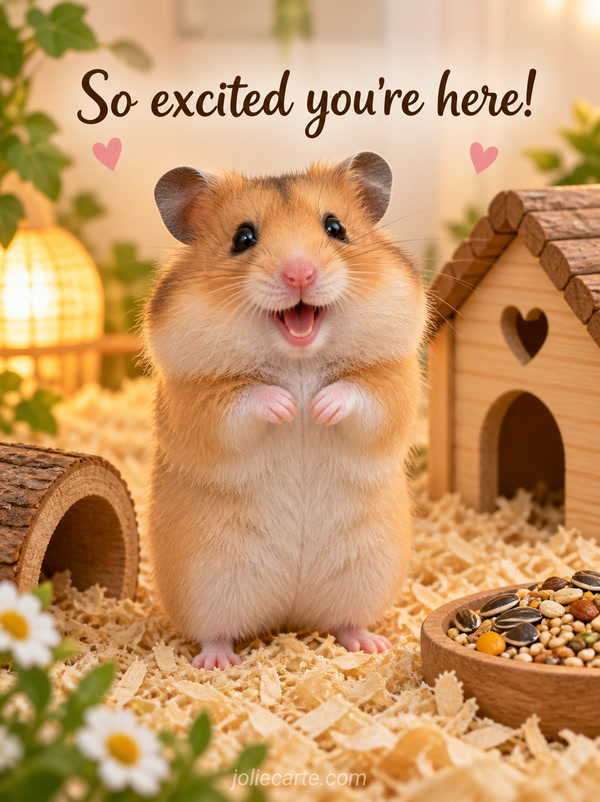 So excited you're here! - Image