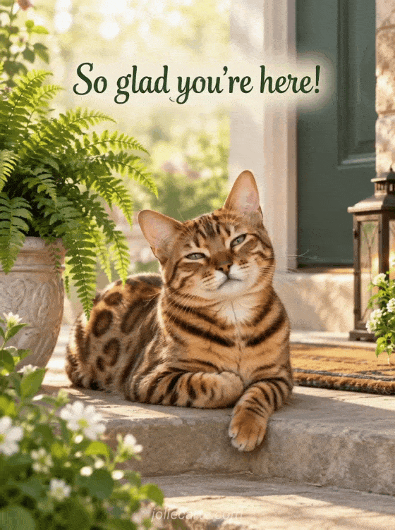 So glad you're here! - GIF