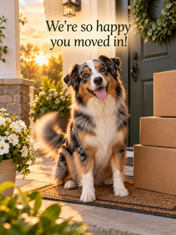 We're so happy you moved in! - Image