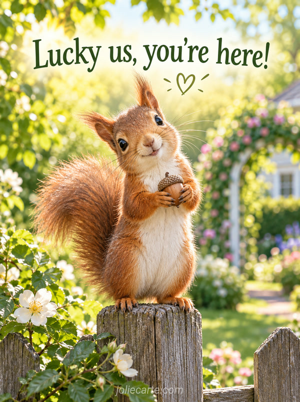 Lucky us, you're here! - Image