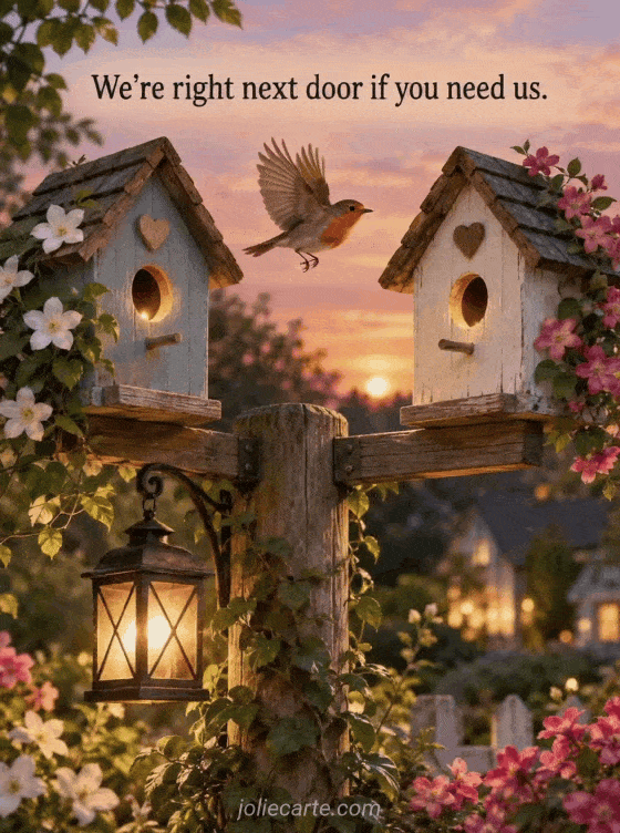 We're right next door if you need us. - GIF