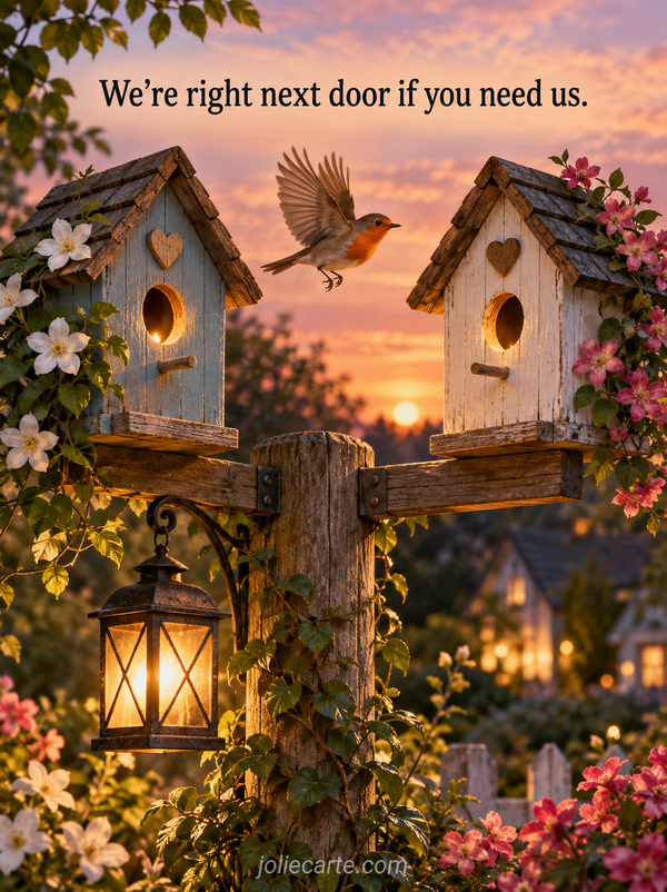 We're right next door if you need us. - Image