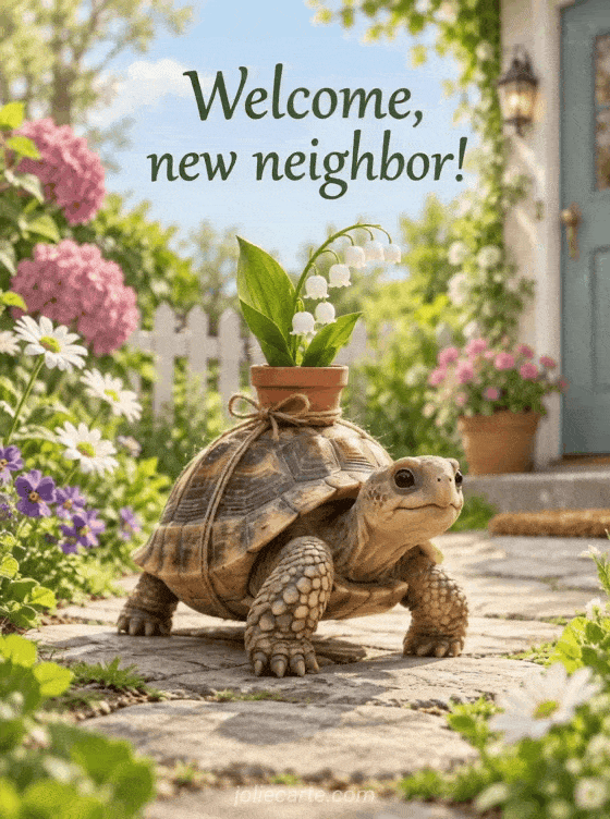 Welcome, new neighbor! - GIF
