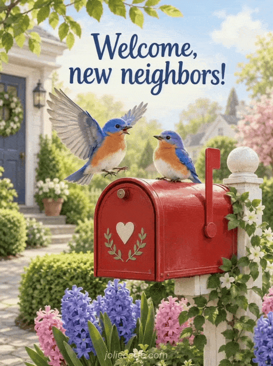 Welcome, new neighbors! - GIF