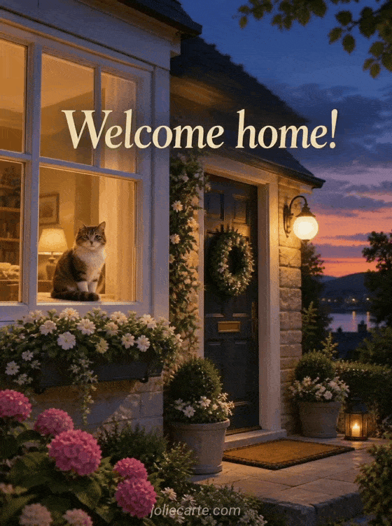 Welcome home! - GIF